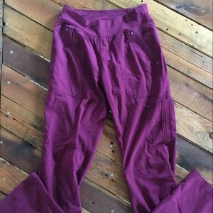 [Healing Hands] Purple Label Yoga Scrub Pants - Women’s Size X-Small Tall